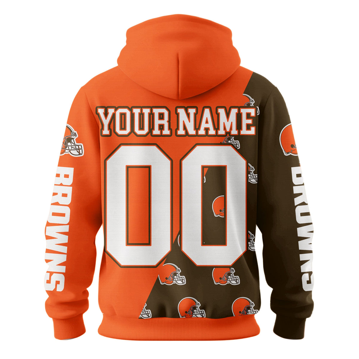Cleveland Browns Premium True Fan Spirit Custom Football Hoodie