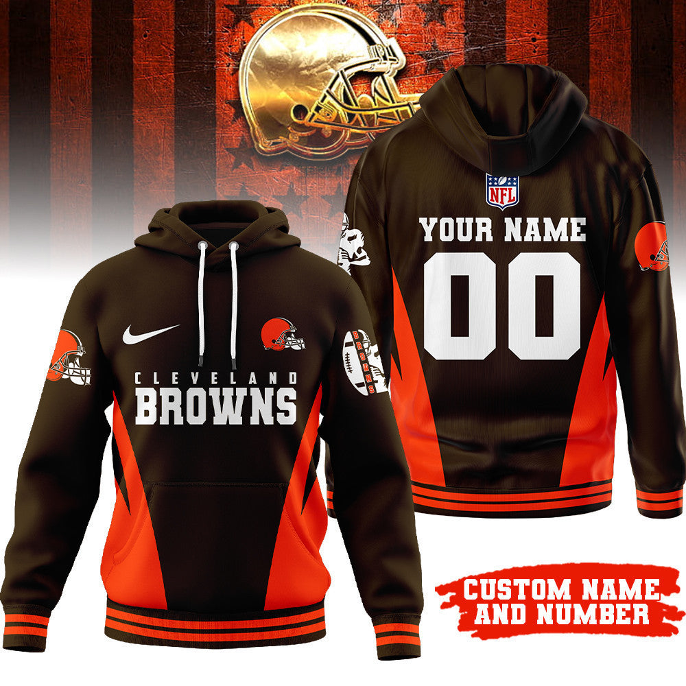Cleveland Browns | Premium Personalized Fan Hoodie Td