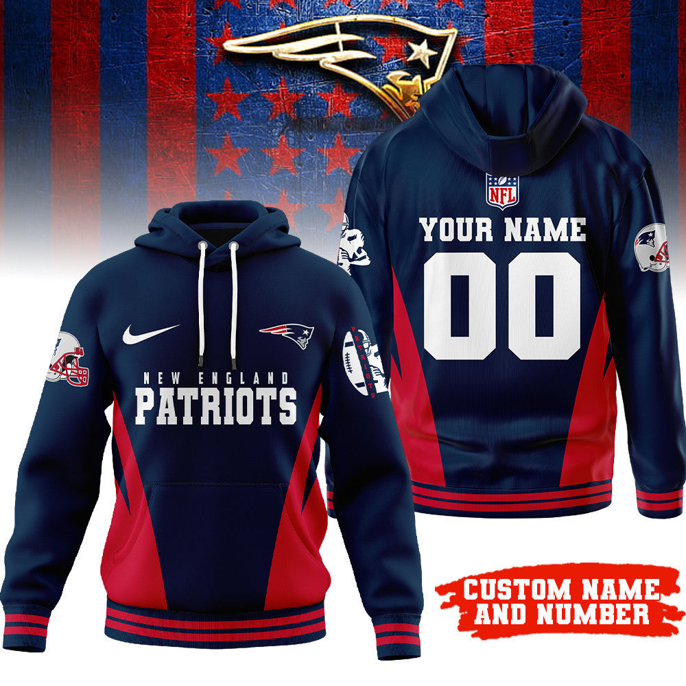 New England Patriots | Premium Personalized Fan Hoodie Td