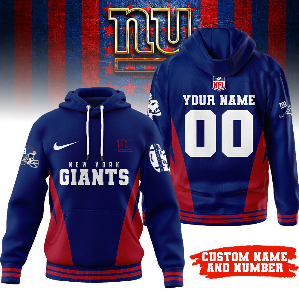 New York Giants | Premium Personalized Fan Hoodie Td