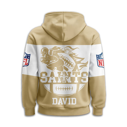 New Orleans Saints | Premium Touchdown Spirit Personalized Hoodie Td