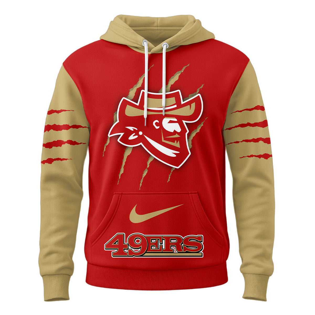 San Francisco 49ers | Premium Fan Pride Claw Hoodie Ny