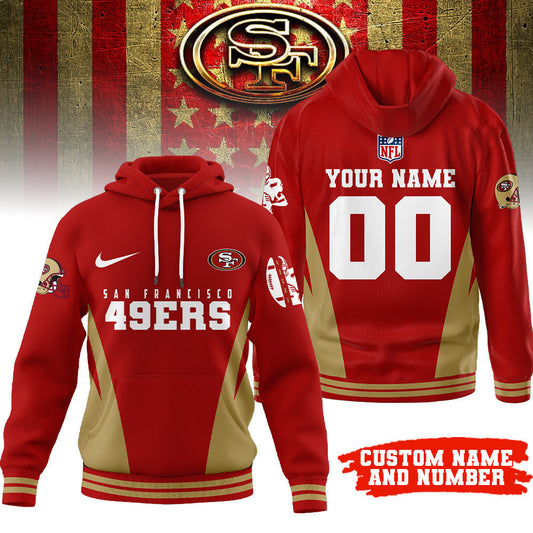 San Francisco 49ers | Premium Personalized Fan Hoodie Td