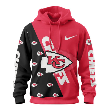 Kansas City Chiefs Premium True Fan Spirit Custom Football Hoodie