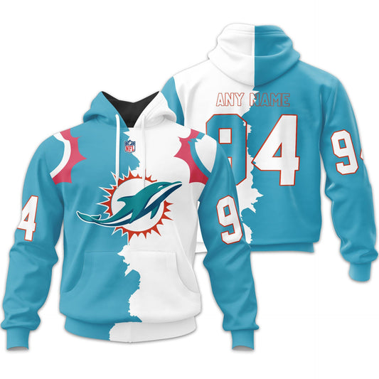 Miami Dolphins | Premium Home Mix Away Hoodie Td