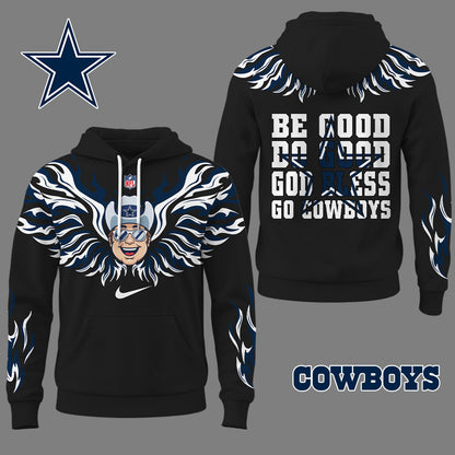 Dallas Cowboys Premium Fire Wings 3d Hoodie Ny