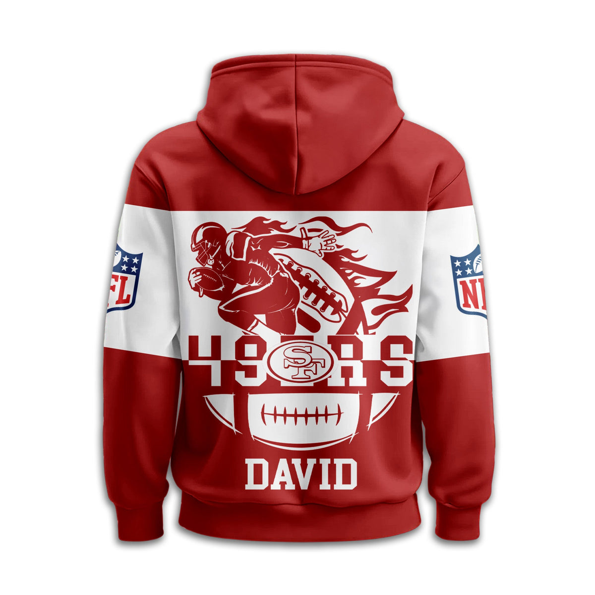 San Francisco 49ers | Premium Touchdown Spirit Personalized Hoodie Td
