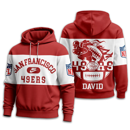 San Francisco 49ers | Premium Touchdown Spirit Personalized Hoodie Td