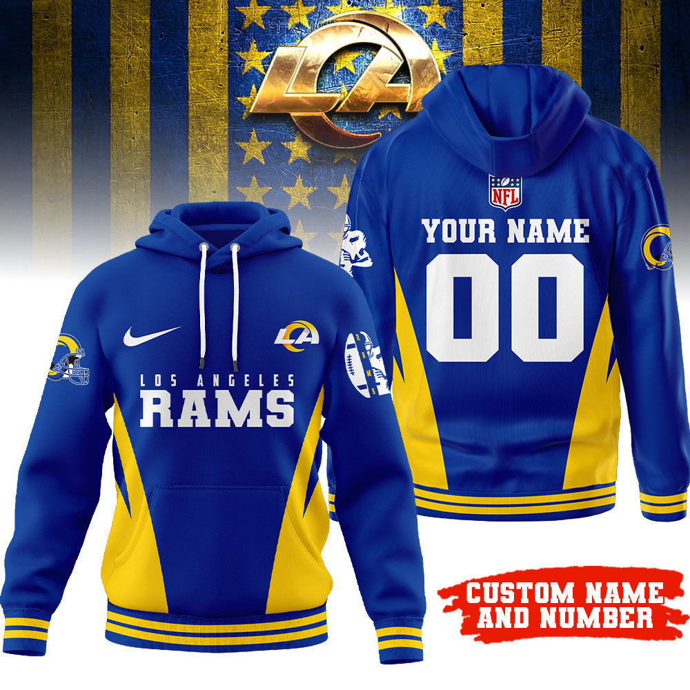 Los Angeles Rams | Premium Personalized Fan Hoodie Td
