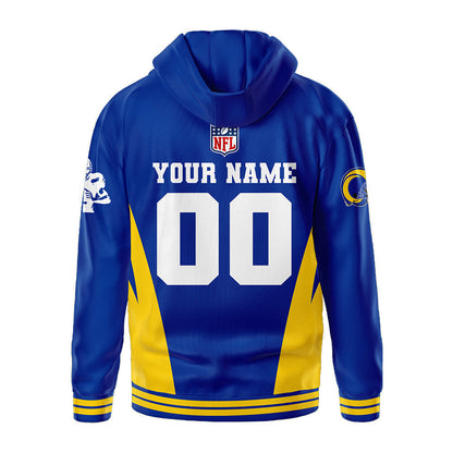 Los Angeles Rams | Premium Personalized Fan Hoodie Td