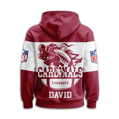 Arizona Cardinals | Premium Touchdown Spirit Personalized Hoodie Td
