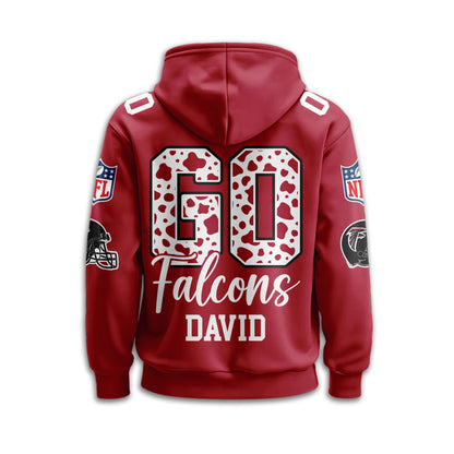 Atlanta Falcons Premium Custom Game Day Hoodie Td