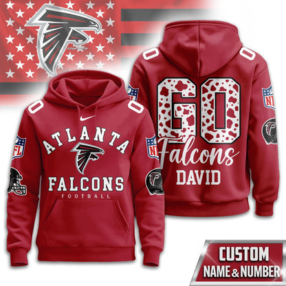 Atlanta Falcons Premium Custom Game Day Hoodie Td