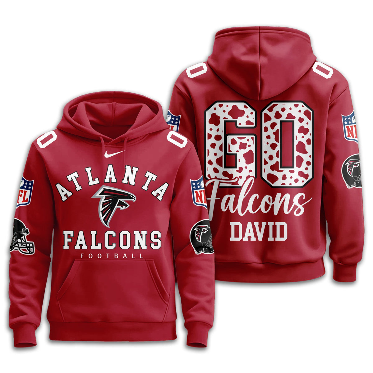Atlanta Falcons Premium Custom Game Day Hoodie Td