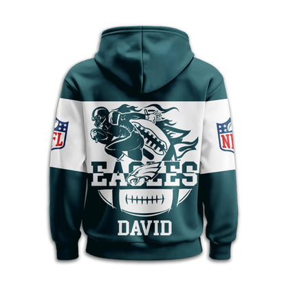 Philadelphia Eagles | Premium Touchdown Spirit Personalized Hoodie Td