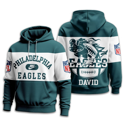 Philadelphia Eagles | Premium Touchdown Spirit Personalized Hoodie Td