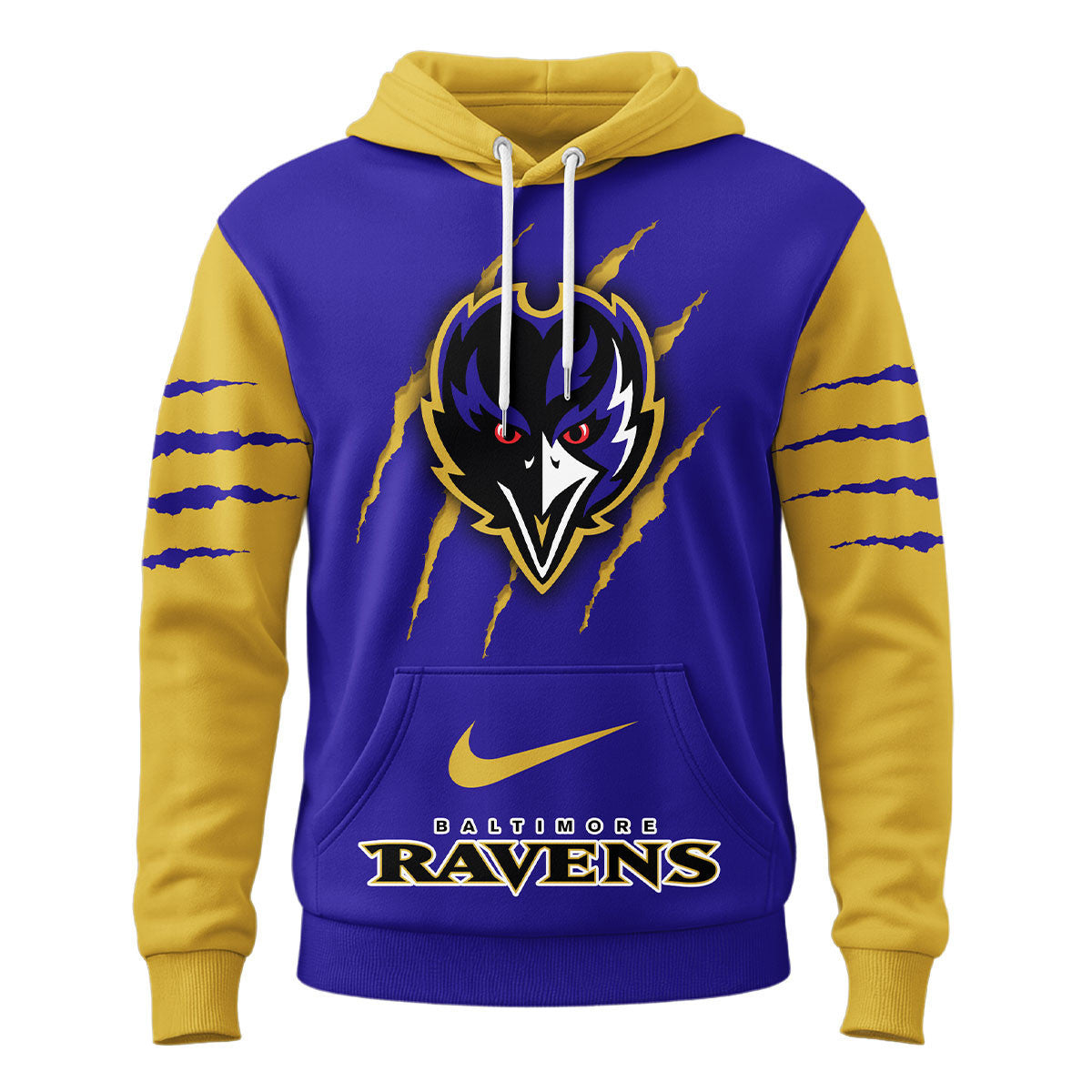Baltimore Ravens | Premium Fan Pride Claw Hoodie Ny