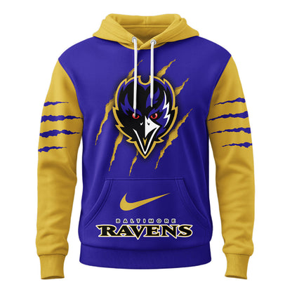 Baltimore Ravens | Premium Fan Pride Claw Hoodie Ny