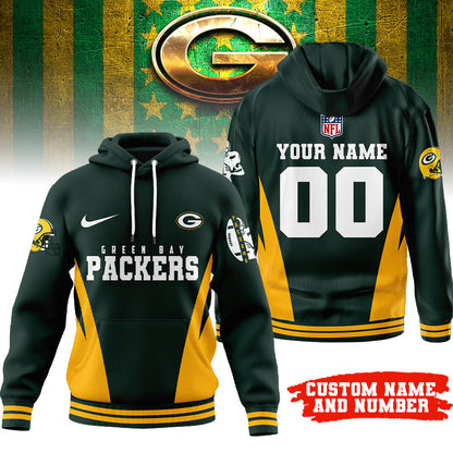 Green Bay Packers | Premium Personalized Fan Hoodie Td