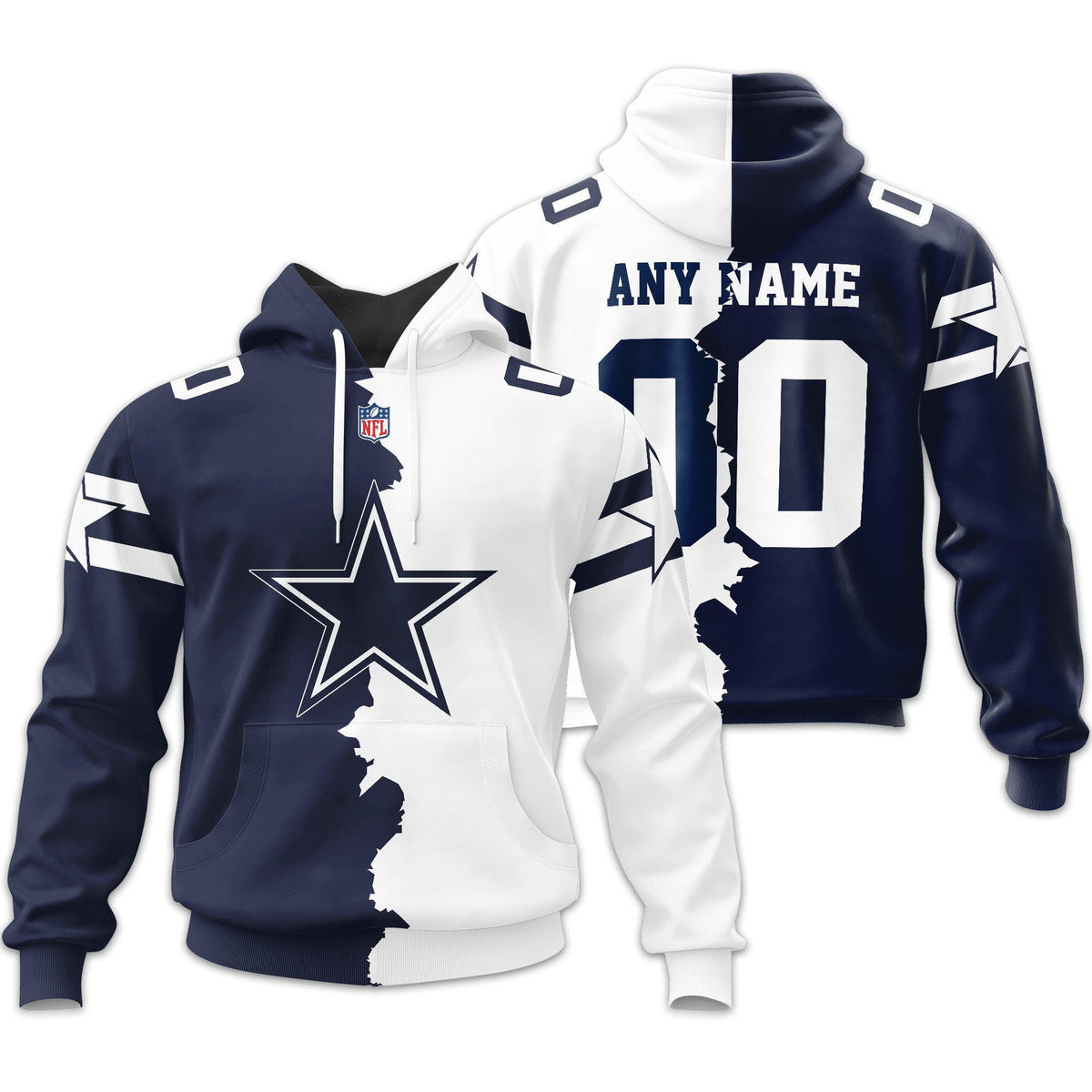 Dallas Cowboys | Premium Home Mix Away Hoodie Td