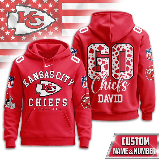 Kansas City Chiefs Premium Custom Game Day Hoodie Td