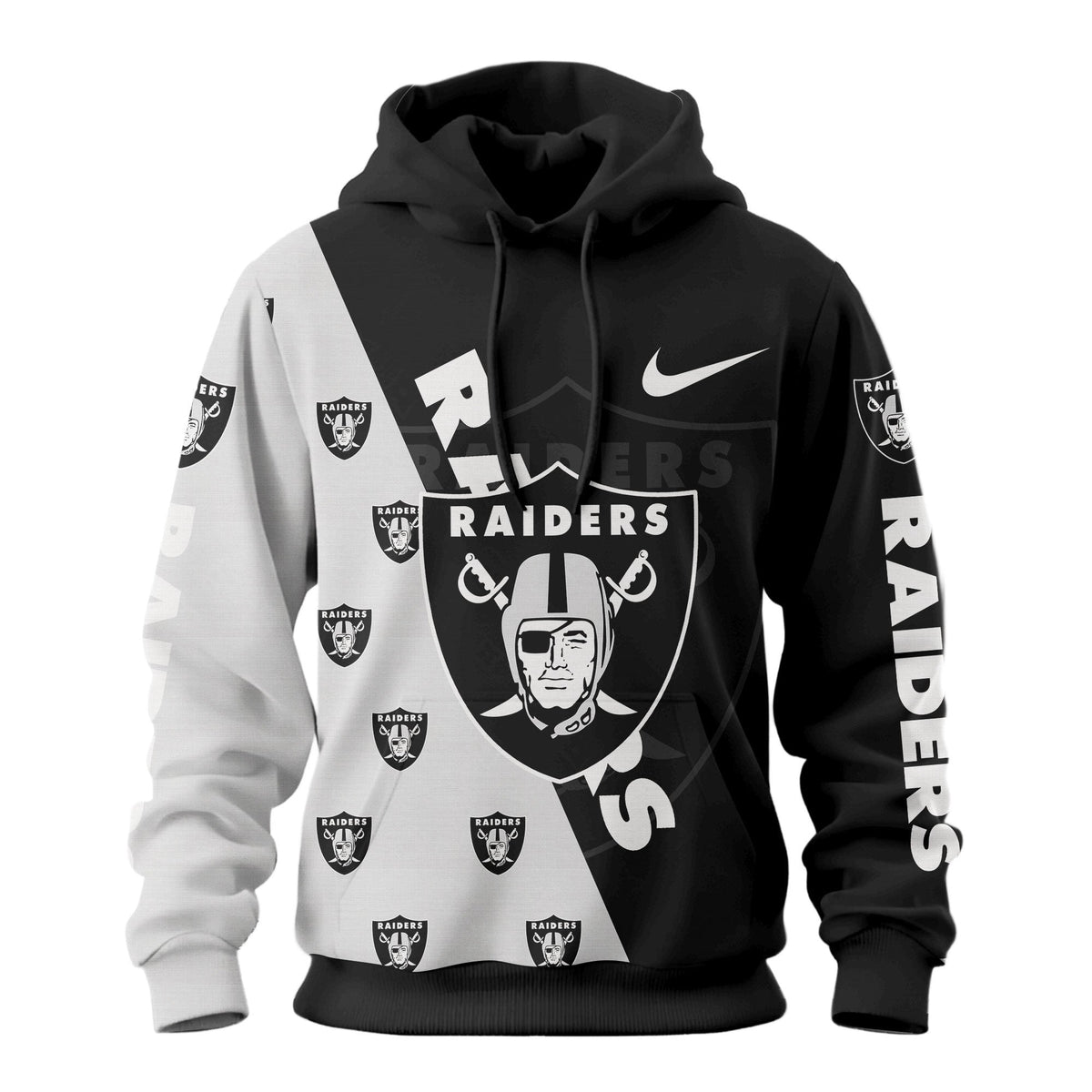 Las Vegas Raiders Premium True Fan Spirit Custom Football Hoodie