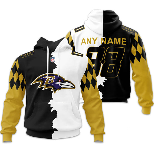 Baltimore Ravens | Premium Home Mix Away Hoodie Td