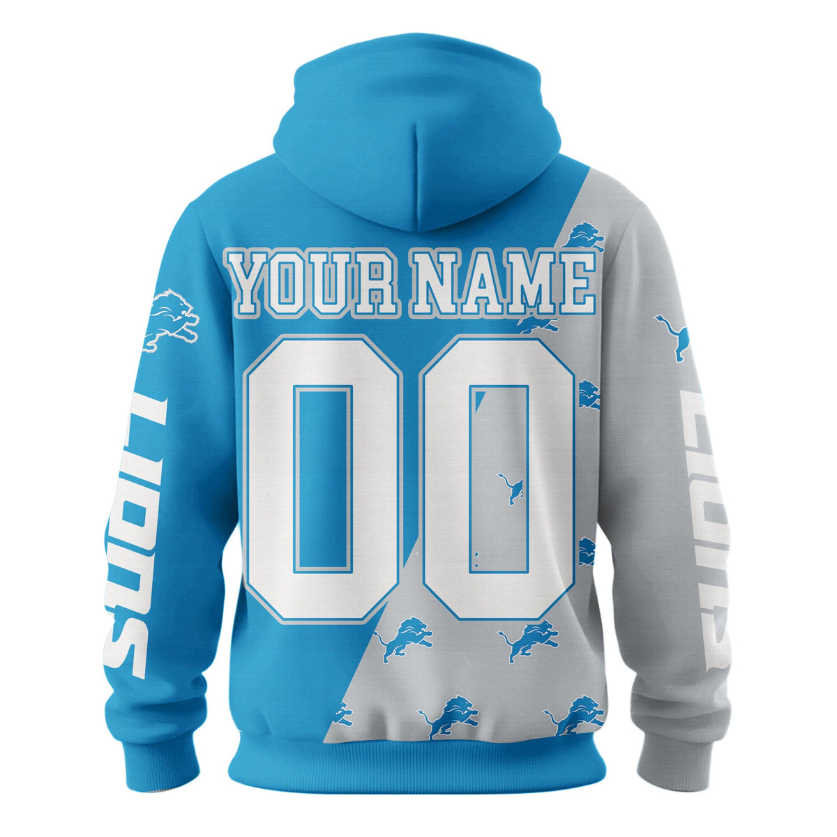 Detroit Lions Premium True Fan Spirit Custom Football Hoodie
