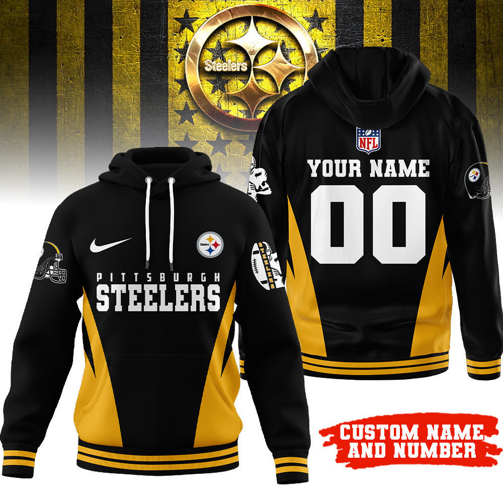 Pittsburgh Steelers | Premium Personalized Fan Hoodie Td