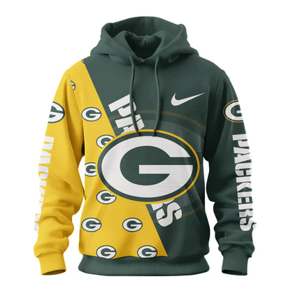 Green Bay Packers Premium True Fan Spirit Custom Football Hoodie