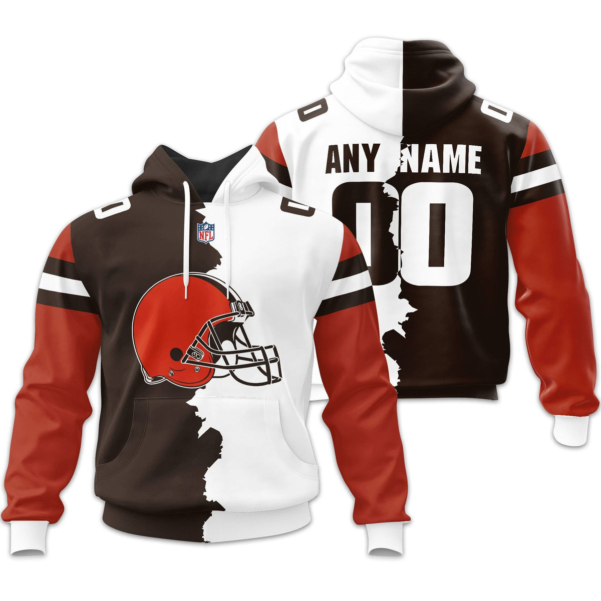Cleveland Browns | Premium Home Mix Away Hoodie Td