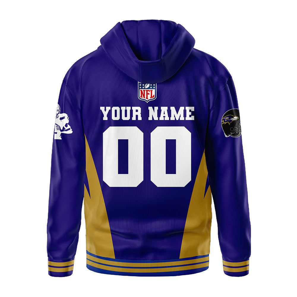 Baltimore Ravens | Premium Personalized Fan Hoodie Td