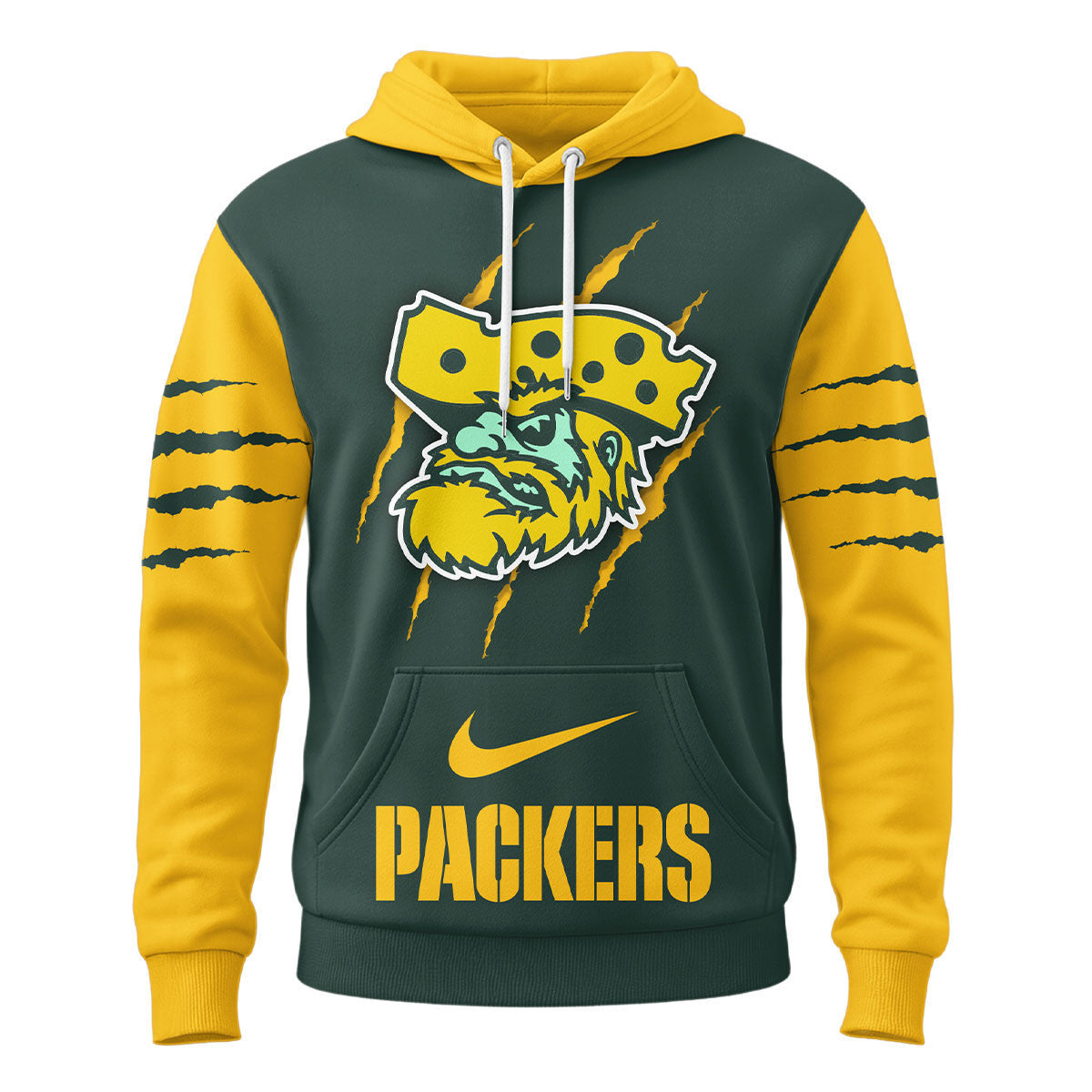Green Bay Packers | Premium Fan Pride Claw Hoodie Ny