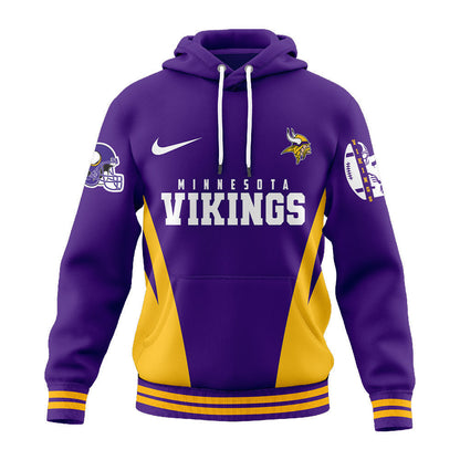 Minnesota Vikings | Premium Personalized Fan Hoodie Td