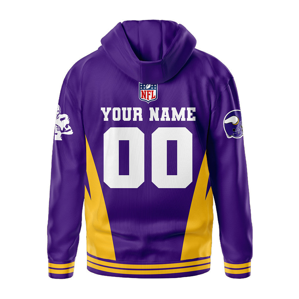 Minnesota Vikings | Premium Personalized Fan Hoodie Td