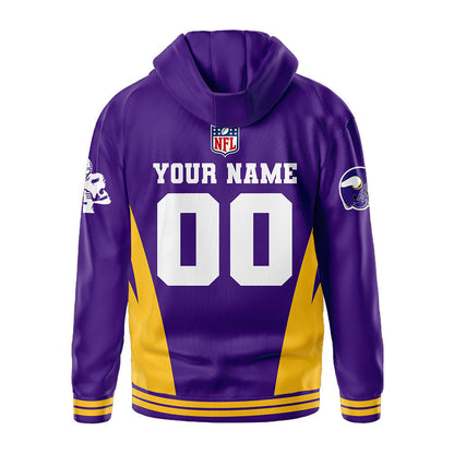 Minnesota Vikings | Premium Personalized Fan Hoodie Td