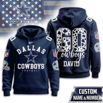 Dallas Cowboys Premium Custom Game Day Hoodie Td