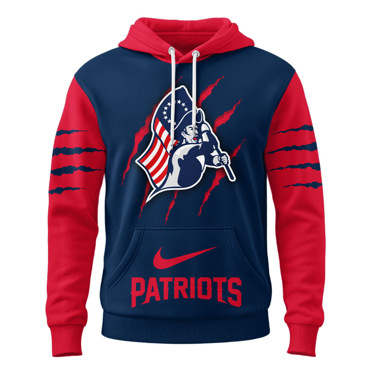 New England Patriots | Premium Fan Pride Claw Hoodie Ny