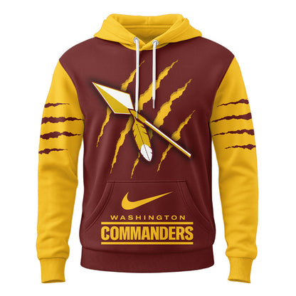 Washington Commanders | Premium Fan Pride Claw Hoodie Ny