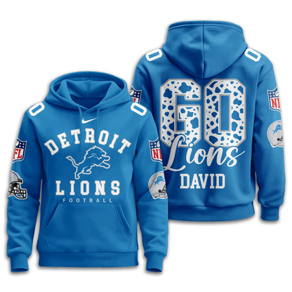 Detroit Lions Premium Custom Game Day Hoodie Td
