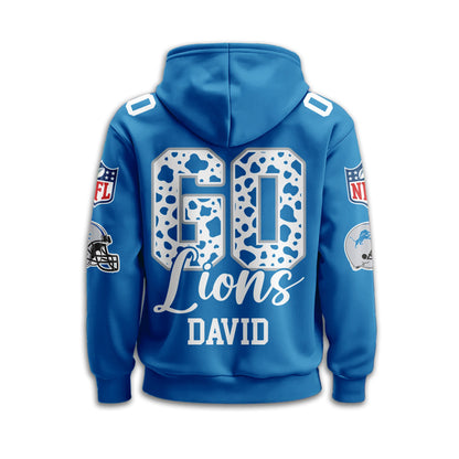 Detroit Lions Premium Custom Game Day Hoodie Td