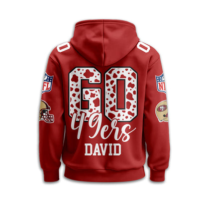 San Francisco 49ers Premium Custom Game Day Hoodie Td