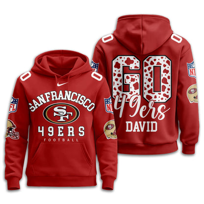 San Francisco 49ers Premium Custom Game Day Hoodie Td