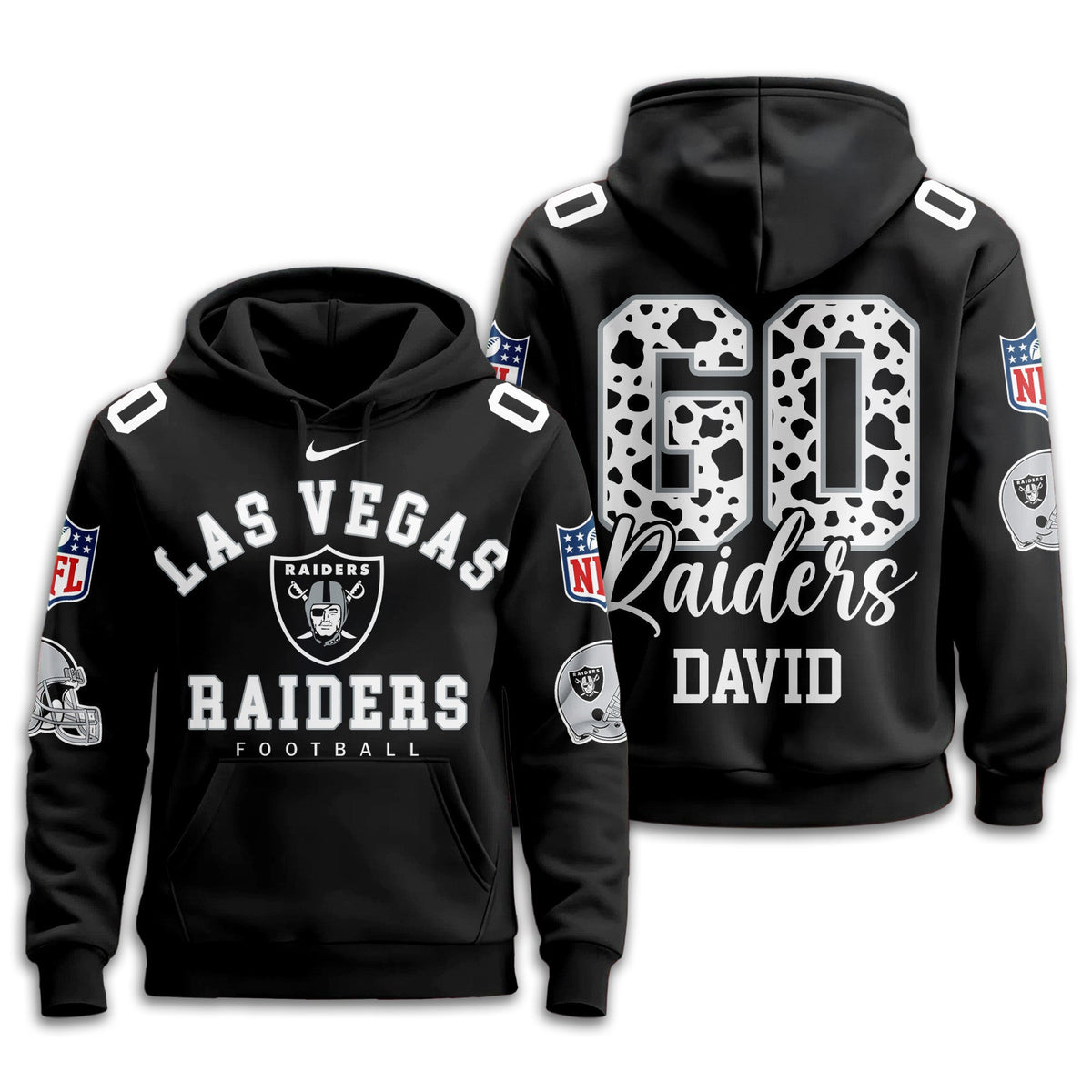 Las Vegas Raiders Premium Custom Game Day Hoodie Td