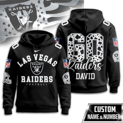 Las Vegas Raiders Premium Custom Game Day Hoodie Td