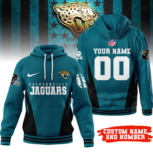 Jacksonville Jaguars | Premium Personalized Fan Hoodie Td