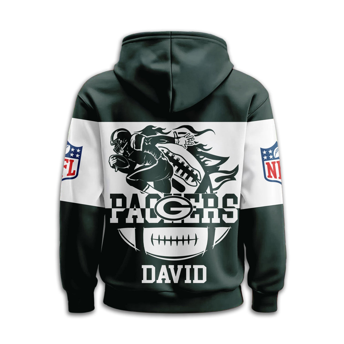 Green Bay Packers | Premium Touchdown Spirit Personalized Hoodie Td