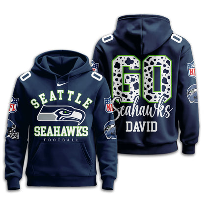 Seattle Seahawks Premium Custom Game Day Hoodie Td