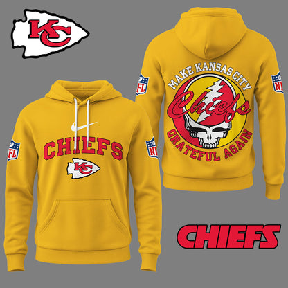 Kansas City Chiefs | Premium Grateful Again Hoodie Ny