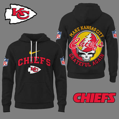 Kansas City Chiefs | Premium Grateful Again Hoodie Ny